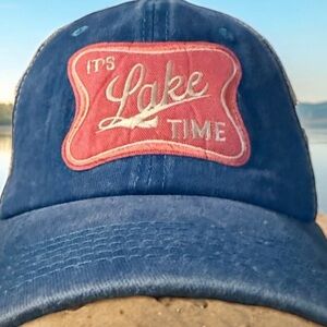 ‘It's Lake Time' Blue/Truvk Trucker